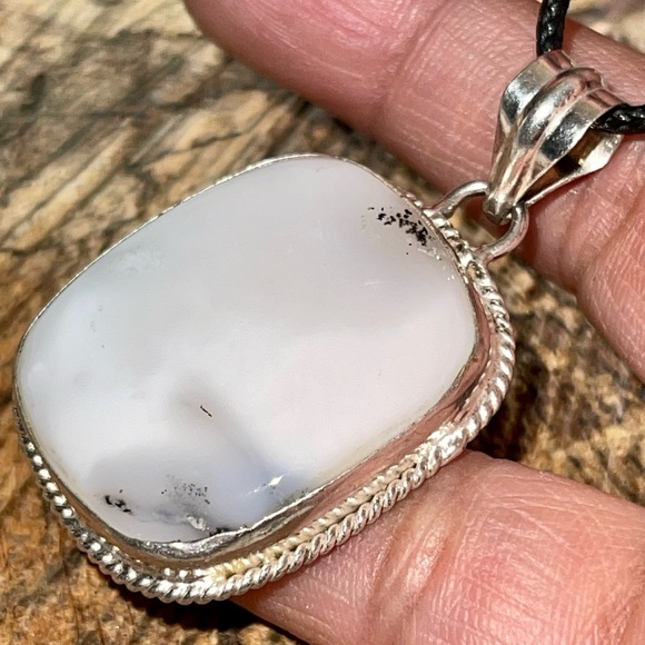 Stone of Plentitude Dendritic Pendant 1 7/8” - Picture 1 of 9